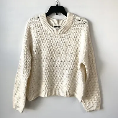 Vero Moda Dada Crew Neck Sweater Ivory L • $32