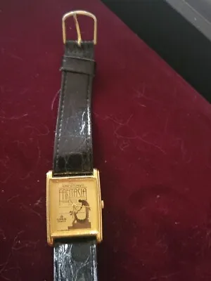 Vintage Disney Fantasia 50th Anniversary Lorus Quartz Watch Authentic • $24.99