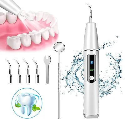 $30.68 • Buy Electric Ultrasonic Dental Scaler Tooth Cleaner Calculus Remover Teeth Whitening