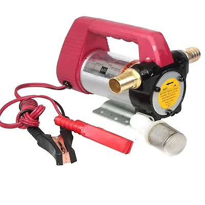 12v Diesel Oil And Fuel Transfer Extractor Pump Motor Self Priming 11GPM New • $52.99