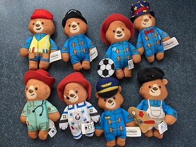 Paddington Bear McDonald's Happy Meal Soft Toys Bundle 8 Football Painter Magic • £6.99