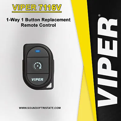 Viper 7116V 1-Way 1 Button Replacement Remote Control • $28.76