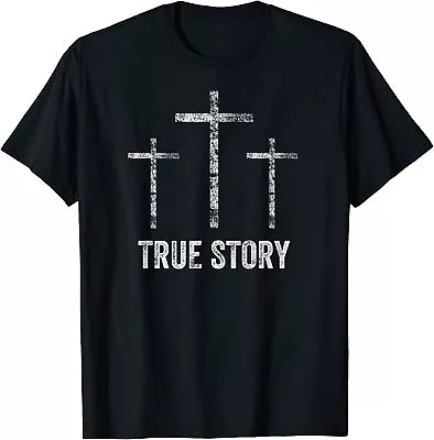 NEW LIMITED Christian Resurrection Day Jesus Three Crosses T-Shirt • $24.43