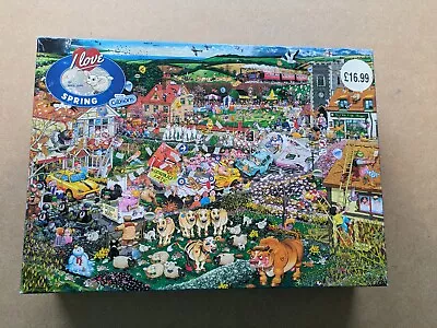 Gibsons - Mike Jupp - I Love Spring -  1000 Piece Jigsaw. Complete • £6.99