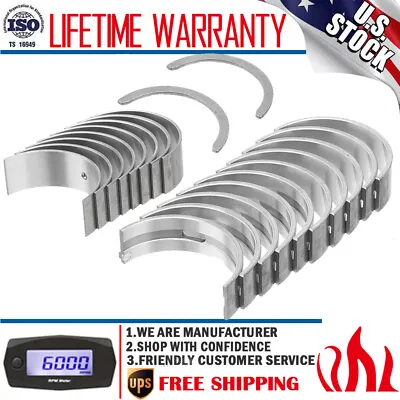 STD Crankshaft Main Connect Rod Bearings For VW Passat Jetta GLI Audi A4 Q5 2.0T • $44.14