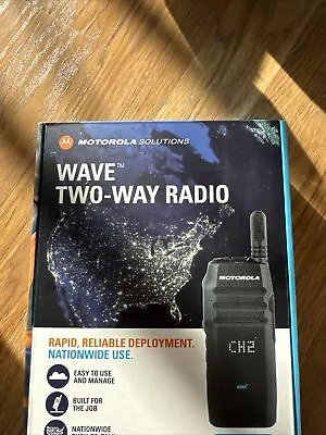 NEW TLK 100 Motorola WAVE OnCloud Two-Way Radio With 4G LTE WiFi HK2112A • $137.50