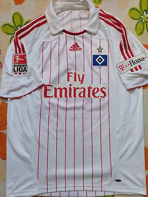 Hamburger SV 2007 2008 MATCH WORN Ben-Hatira Football Shirt Jersey Trikot Maglia • £45