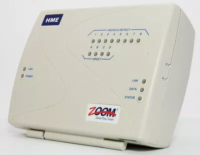 $199.99 • Buy HME ZOOM Drive Thru Timer With Vehicle Detector TSP40 A.2.00 G27683-1AA Rev A