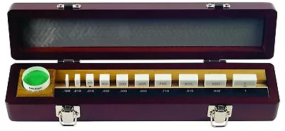11 Pcs Mitutoyo Ceramic Micrometer Inspection Calibration Gage Block Set Grade 0 • $649.95