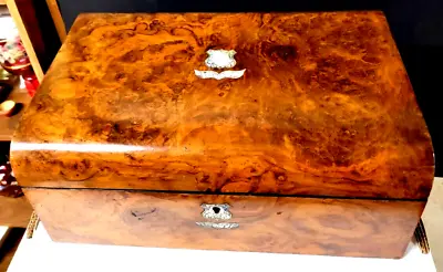 Antique Sircassian Burl  Walnut Lap Desk- 1830-50 • $425