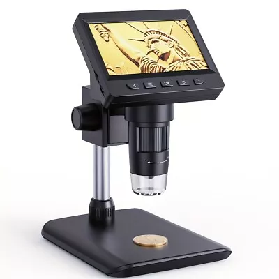 1080P HD Digital Microscope - 1000X Magnification 8LED Illumination Dual Power • $28.90