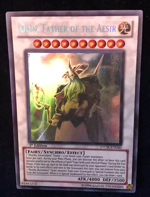 Yu Gi Oh Ghost Odin Father Of The Aesir 1st Edition Stor-en040 • £71.92