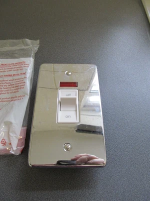 £4.95 • Buy NEW/UNUSED MK Cooker Control Switch Neon Chrome