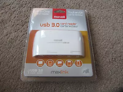 Maxell USB 3.0 All-in-One External Memory Card Reader • $9.99