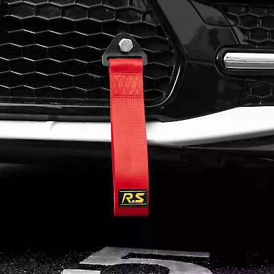 $11.29 • Buy Car Tow Towing Strap Belt JDM Racing Drift Rally Hook Universal Rope Van R.S RED