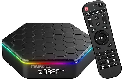 T95Z Plus Android 12.0 TV Box 16GB 2GB Smart HD Media Player Dual WIFI Bluetooth • £29.99