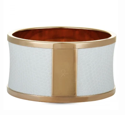 £40 • Buy STUNNING Calvin Klein Gold And White Tone Bangle - XMAS BIRTHDAY PRESENT RRP £95