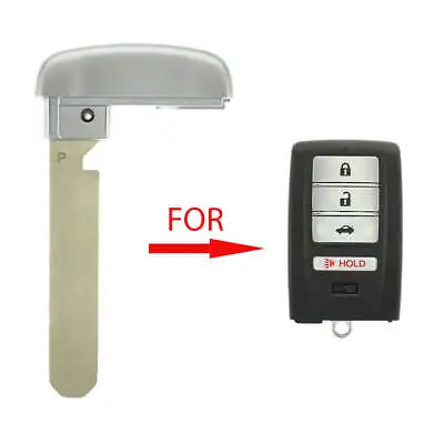 New Smart Key Uncut Emergency Blade Blank Key Replacement For Acura • $8.07