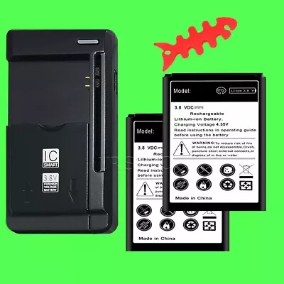 Large Power 2x 3920mAh Standard Battery Charger For Verizon LG Lucid 3 VS876 USA • $49.99