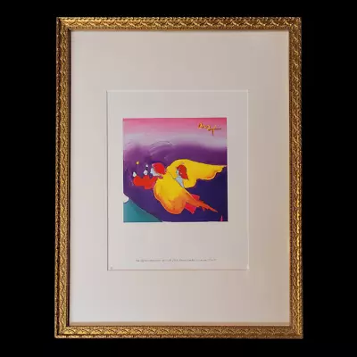 Peter Max  The Highest Mountain  Book Plate Framed And Matted • $75
