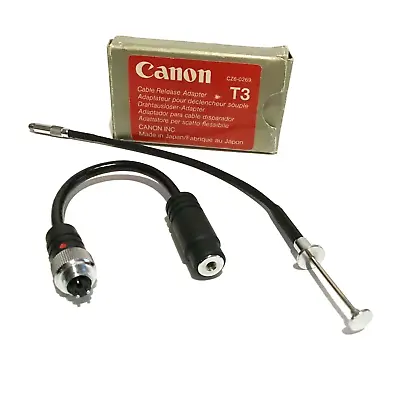 Canon T3 Cable Release Adapter With Short Cable Release. • £19.95