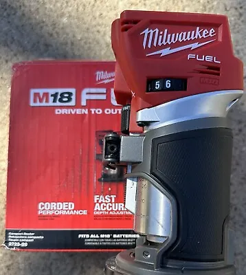 Milwaukee 2723-20 M18 18V FUEL™ Brushless Compact Router (Bare Tool) - NEW • $128