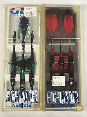 2 Vintage Dart Sets GLD Highlander New Old Stock • $19