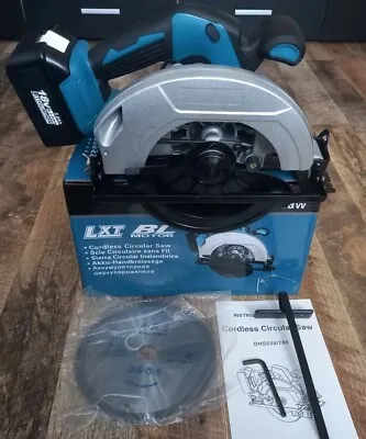 New 18v 185mm Circular Saw Brushless Motor Fit Makita Battery LXT Body Only  • £89.95