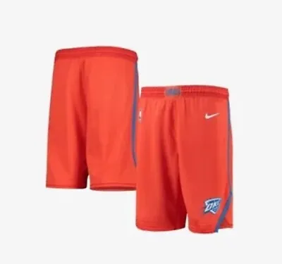 Nike NBA Oklahoma City Thunder Swingmen Shorts Mens Size Small  AT9933-891 • £23.95