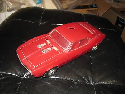 Vintage 1960's Processed Plastics Co. Toy Chevy Camaro Car Red • $14.99