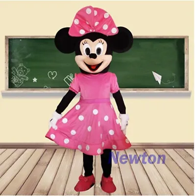 Adult Suit Size MINNIE MOUSE Mascot Costume Cosplay Party Clothes • $79.90