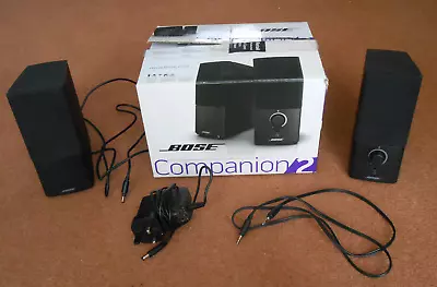 Bose Companion 2 Series III Multimedia Speaker System PC Speakers Original Boxed • £95