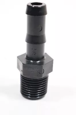 Banjo 1/2  Hose Barb X 1/2  NPT Male Threaded Adapter Barbed Connector Fitting • $5.99