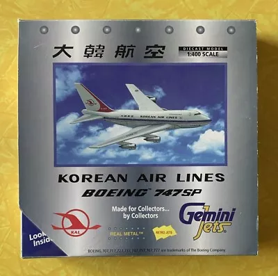 Gemini Jets KOREAN AIR LINES Boeing-747SP HL7457 #GJKAL085 1:400 • $39.99