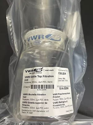 VWR Bottle Top Filter Unit 1 L 0.2 Um PES Total Of 12 Filter Units • $144.50