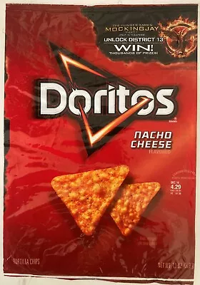 Hunger Games Mocking Jay 2012 Sabritas Chip Bag Doritos Nacho Cheese 11 Oz • $9.99