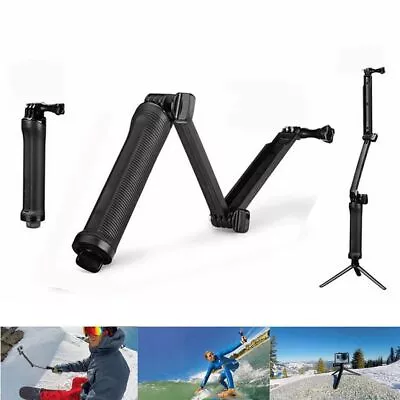 GoPro 11/10/9/8/7/6 Waterproof Tripod Selfie Stick 3 Way Arm Floating Hand Grip • $16.34