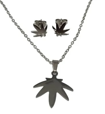 Marihuana Necklace Marijuana Necklace Marijuanna Necklace Cannabis Necklace Leaf • $19.95