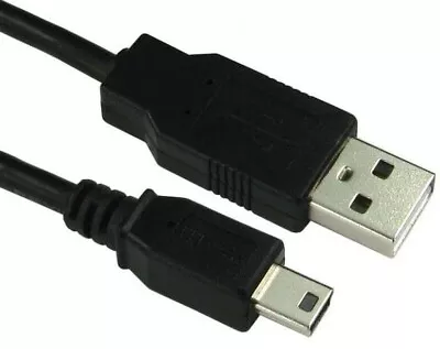 £2.99 • Buy Mini USB Cable Charger Lead A To 5 Pin Mini B Sync Charge 0.5m 1m 2m 3m 5m