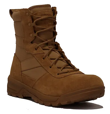 Belleville Mens Coyote Leather Spear Point Hot Weather Military Boots • $109.99