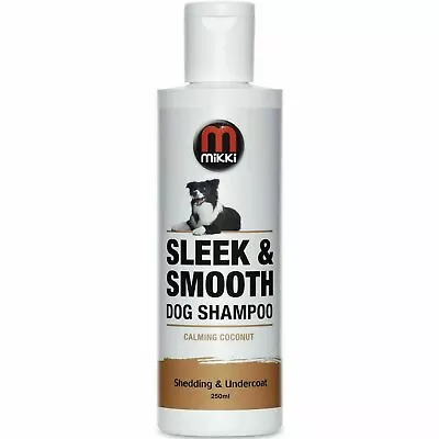 £4.32 • Buy Mikki Sleek & Smooth Dog Shampoo, Reinvigorates Dry/Damaged Coats - 250ml Bottle