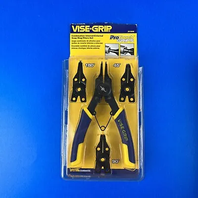 Irwin Vise Grip 4 Pc Convertible Snap Ring Pliers Set 2078900 Pro Touch Grips • $14.77