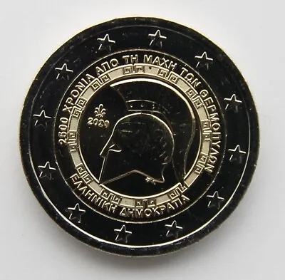 GREECE - 2 € Euro Commemorative Coin 2020 - Battle Of Thermopylae - Leonidas • $6.99