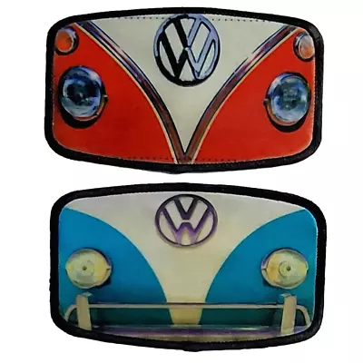 Vintage VW Logo Iron On Sublimated Patches 2.3  X 3.9  Set Of 2 • $11