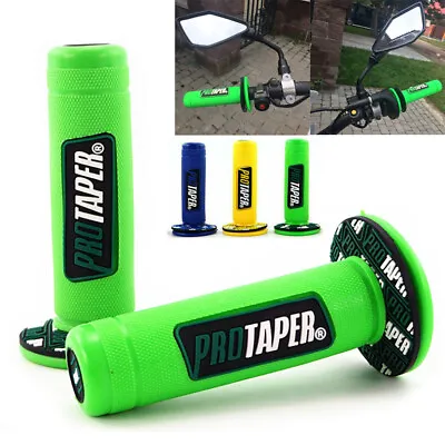 2pcs 7/8  1  Motorcycle Handlebar Grips Hand Grip Rubber For OffRoad Dirt Bike • $10.99