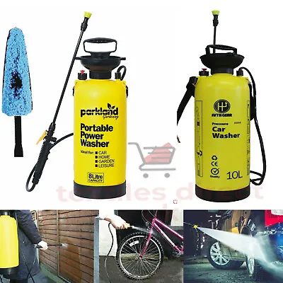 £31.95 • Buy Portable 8 10 Liter Car Pressure Washer Sprayer Home Garden Power Pump Jet Wash 