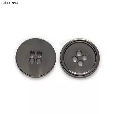 4-hole Smooth Round Metal Buttons - Sewing Scrapbooking Crafts Decor Button 5pcs • $11.65