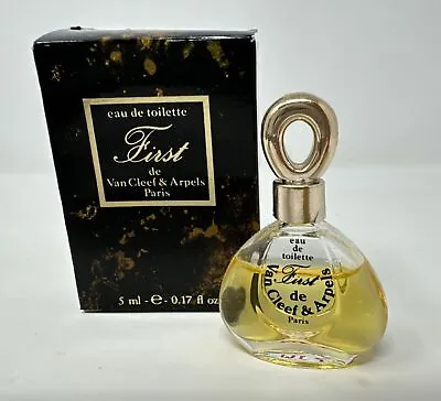 Vintage Van Cleef Arpels FIRST Perfume 0.07 Fl. Oz 5ml Travel Mini Sample Paris • $9.99