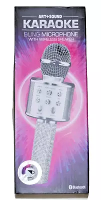 Bling Edition Wireless Bluetooth Karaoke Microphone LED Lights Apple/Andriod NEW • $22.99