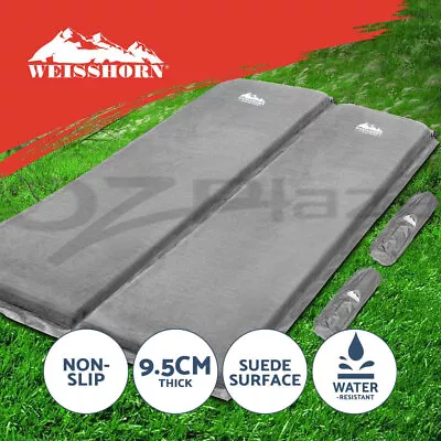 Weisshorn Self Inflating Mattress Camping Sleeping Mat Air Bed Pad Double • $98.95